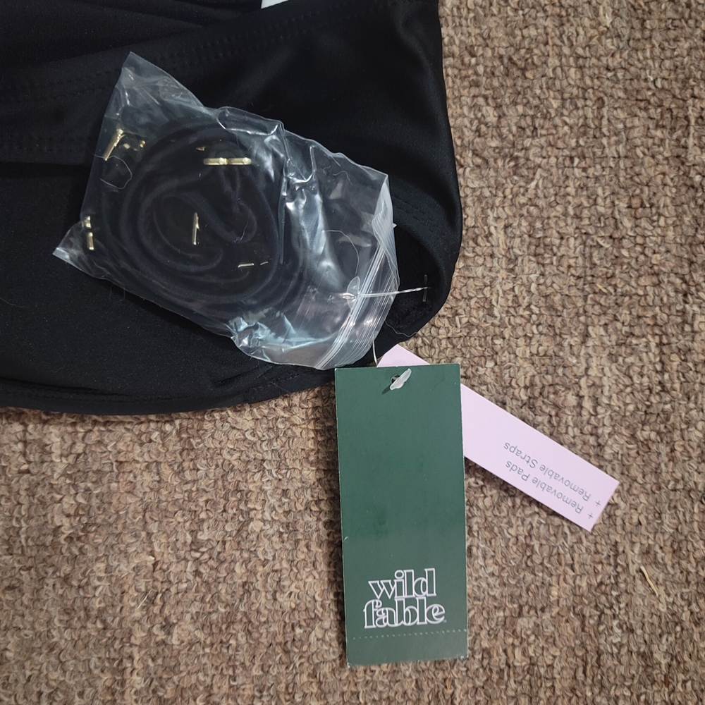 Wild Fable Black Bandeau Top - Picture 3 of 4